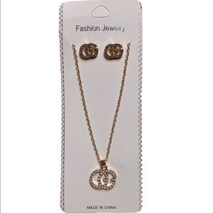 Fashion Jewelry Earring & Necklace Set